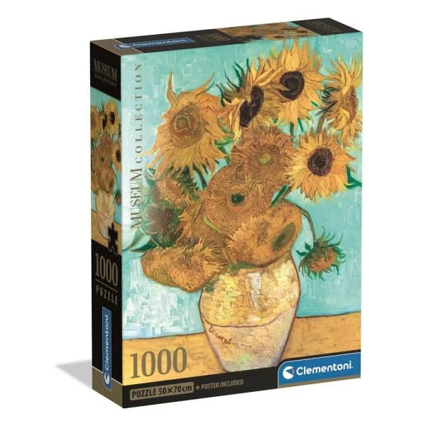 Clementoni Puzzle Museum Sunflowers 1000 Peças - 39966