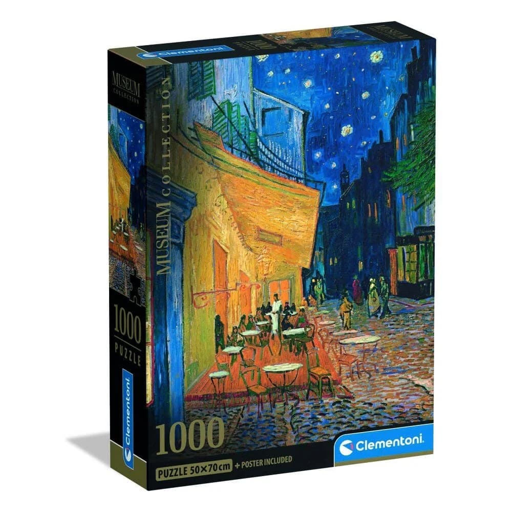 Clementoni Puzzle Café Terrace at Night 1000 Peças