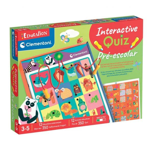 Clementoni Quiz Interativo - Pré-Escolar