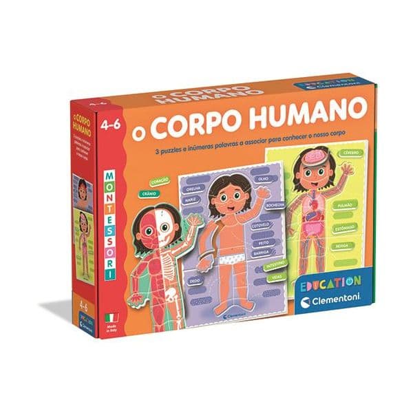 Clementoni Montessori o Corpo Humano - 67450