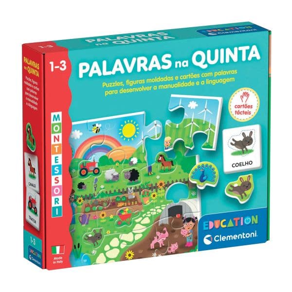 Clementoni Montessori Palavras Na Quinta