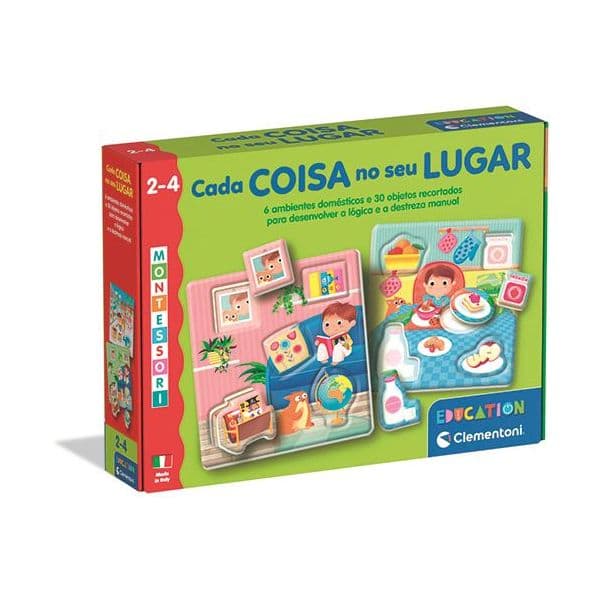 Clementoni Montessori Cada Coisa No Seu Lugar - 67468
