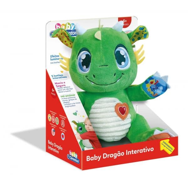 Clementoni Baby Dragão Interativo - CL67686 - 7774