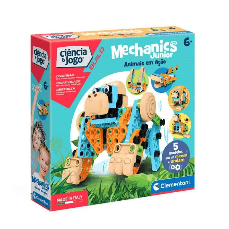 Clementoni Mecânica Jr - Animais Em Ação