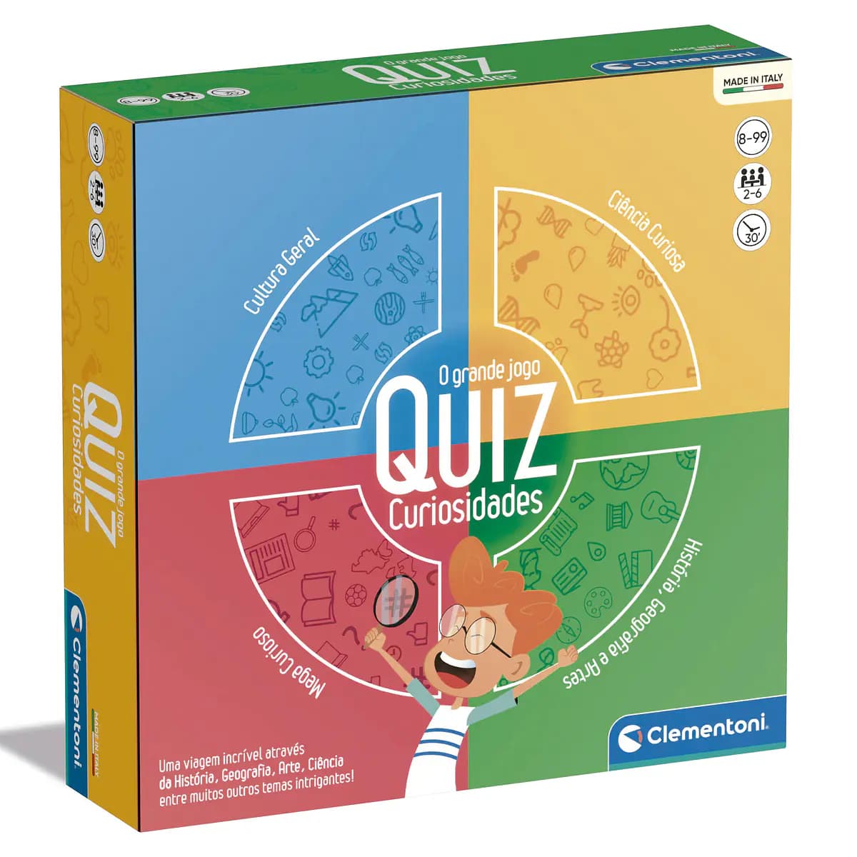 Clementoni Jogo Tabuleiro O Grande Jogo Quiz Curiosidades
