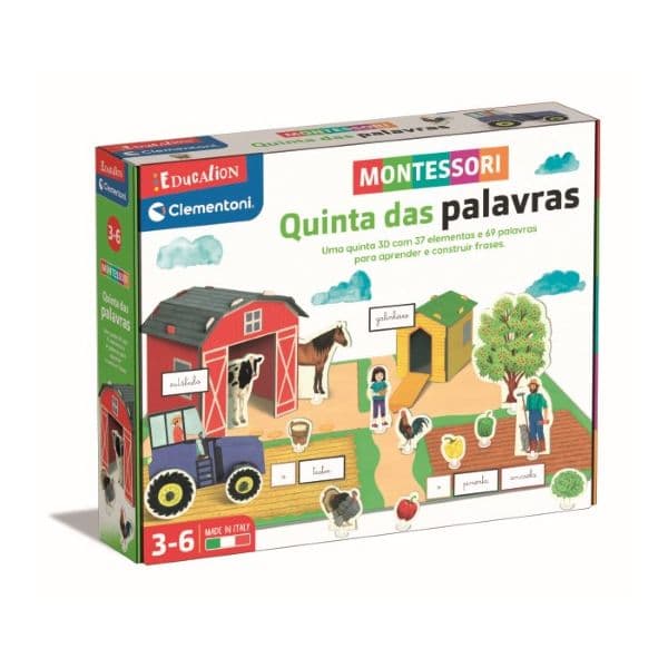 Clementoni Montessori Jogo Quinta Das Palavras - 67755
