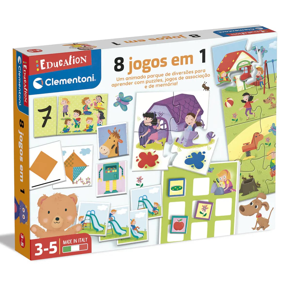 Clementoni Jogo Aprende com 8 Jogos - 67774