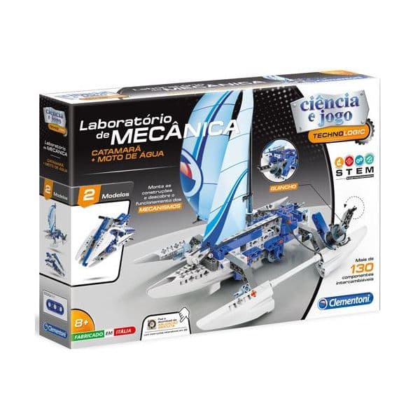 Clementoni Laboratório de Mecânica: Catamarã + Moto de Água