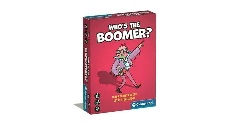 Clementoni Jogo de Tabuleiro Party Adults Games Who's The Boomer?