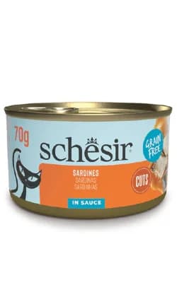 Ração Húmida Schesir Grill Filetes de Sardinha em Molho 70gr