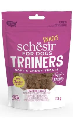Schesir Snacks Naturais Trainers Bacon 113g