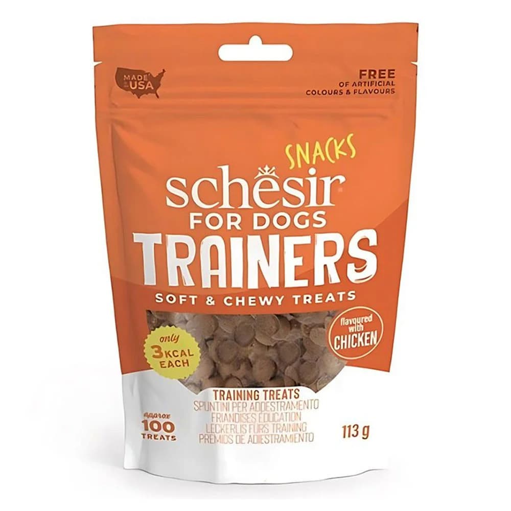 Schesir Snacks naturais Trainers de Frango 113g