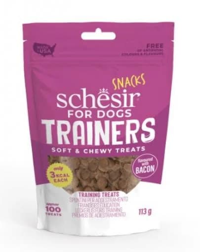 Schesir Snacks naturais Trainers de Bacon 283g