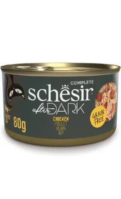 Ração Húmida Schesir After Dark Frango 80g