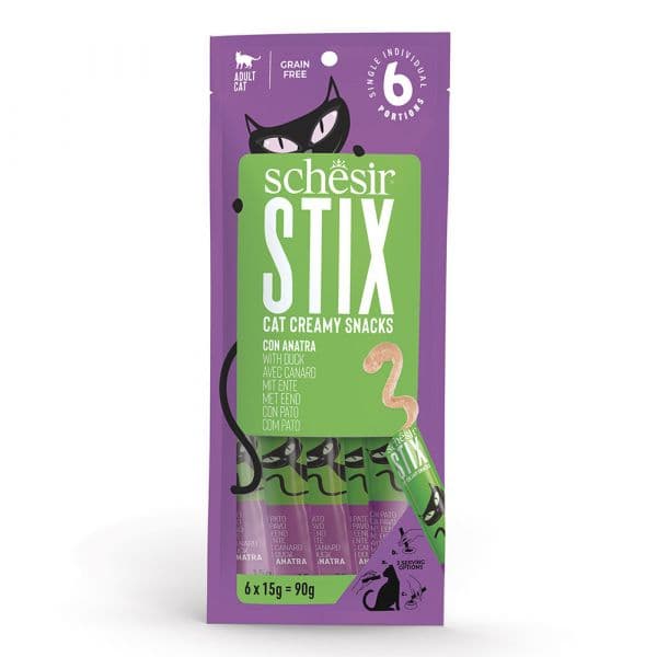 Schesir Stix Mousse Pato 90g