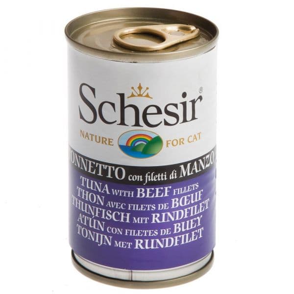 Ração Húmida Schesir Nature Tuna & Sardine Wet Cat 6x 140g