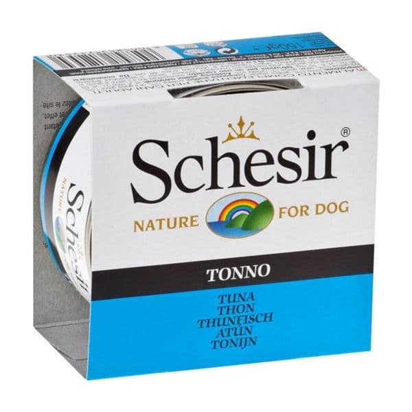 Ração Húmida Schesir Nature Tuna Fillets Wet Dog 150g