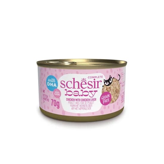 Schesir Baby Gato Humido Frango/Figado Frango