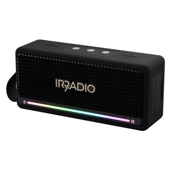 IRRADIO IR-M5 Coluna Bluetooth Classic 28W RGB portátil com USB/BT/TWS e LED