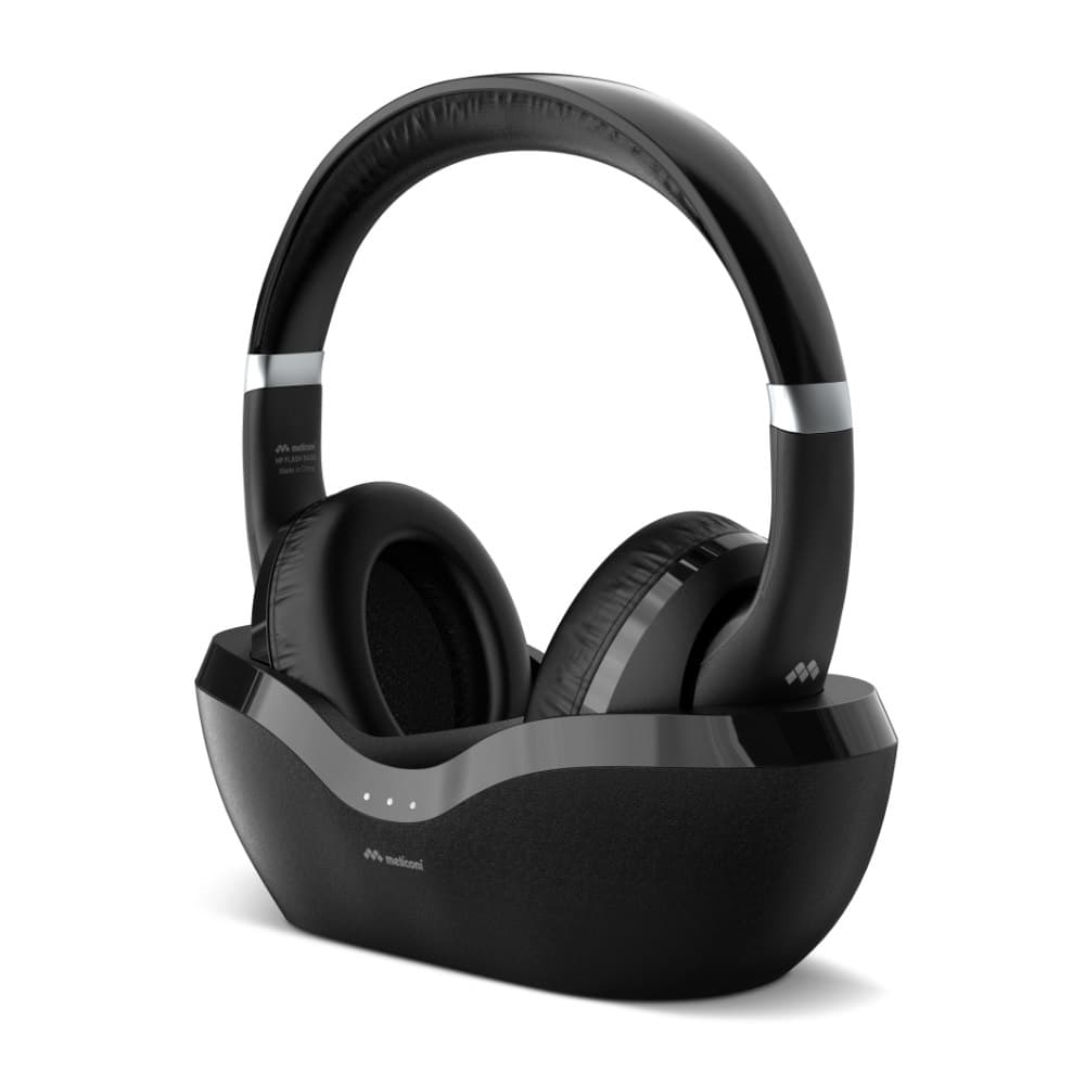 Auscultadores Bluetooth co  Base – Preto – FLASH BASE
