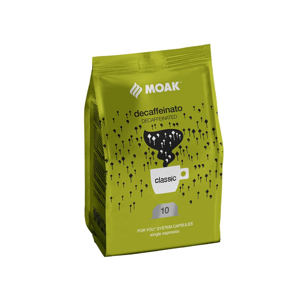MOAK ForYou Single Café Descafeinado - 100 Cápsulas