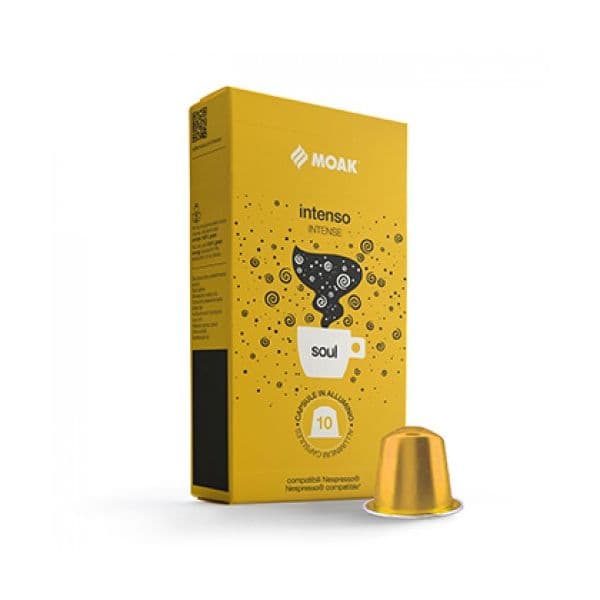 Moak Café Cápsulas P/nespresso Intenso Soul 10un