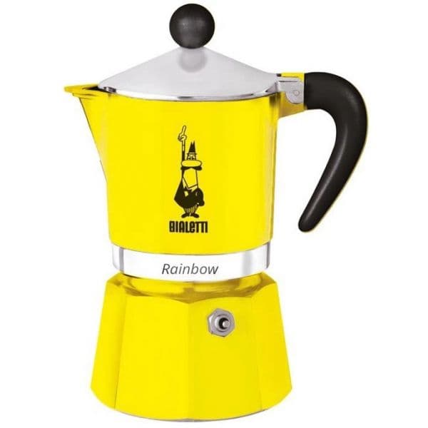Bialetti Cafeteira Rainbow Maker 150ml (amarelo) - EGP428