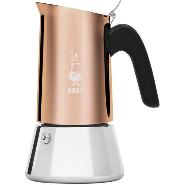Bialetti Cafeteira Italiana de Aço Cor de Cobre Venus 4 Chávenas
