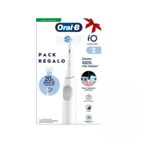 Oral-B Escova de Dentes Elétrica iO2 Branca + Recarga x2