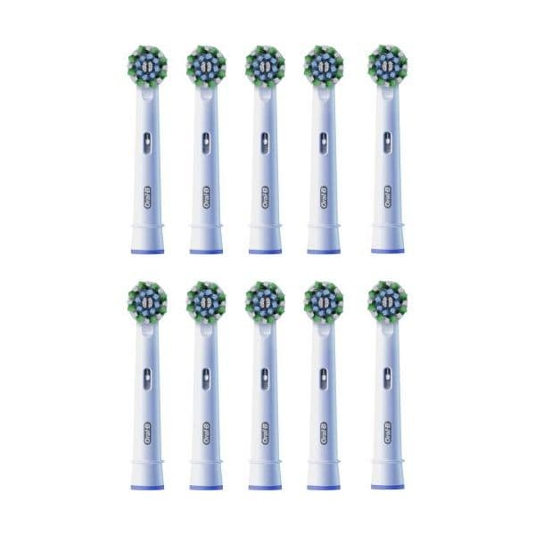 Oral-B Cabeças de Escovas de Dentes CrossAction (10 Unidades)