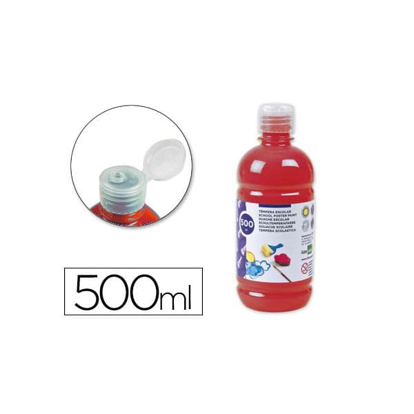 LiderPapel Guache 500ml Vermelho - TP06