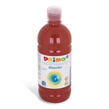 Primo Guache Pintura Dedos Castanho 750ml