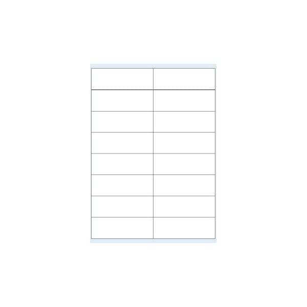 Markin 100 Fls A4 1600 Etiquetas 105x36mm Laser/Copier Matte Transparente - 199MC501TR
