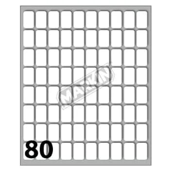 Markin Etiquetas Cod 12 10Fls 16x10mm 800 uds.
