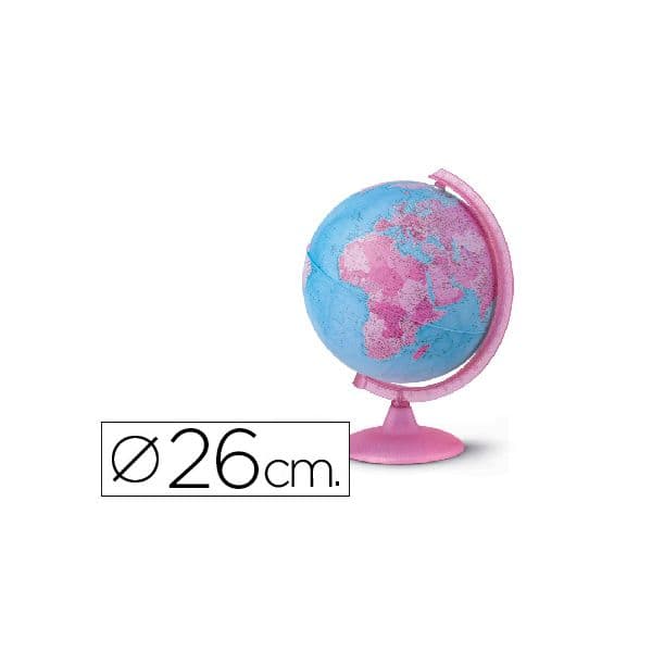 Globo c/ Luz Rosa 26cm - OP3SP7RE0G06