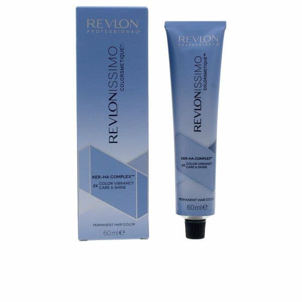 Revlon Revlonissimo Colorsmetique Coloração Permanente Cabelo Nº 6.12 Dark Frosty Beige / Dark Ash Iridescent Blonde 60ml