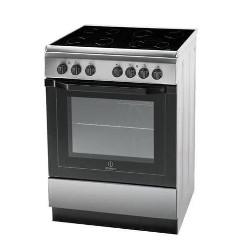 Fogão Elétrico Indesit I6VMH2A(X)/NL | 85x60x60 cm | 4 Bocas | A | Aço inoxidável