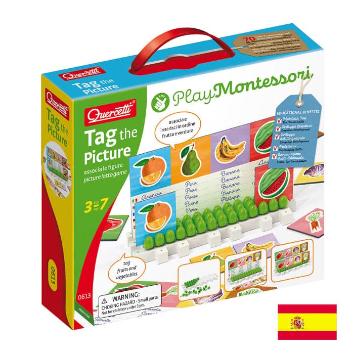 Quercetti Play Montessori Tag the Picture (ES) - QCT00613