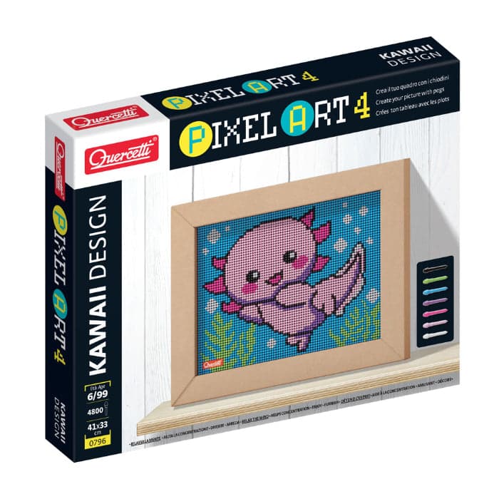Quercetti Pegs Pixel Art 4 Fadinha 4800 Pz - QCT00796