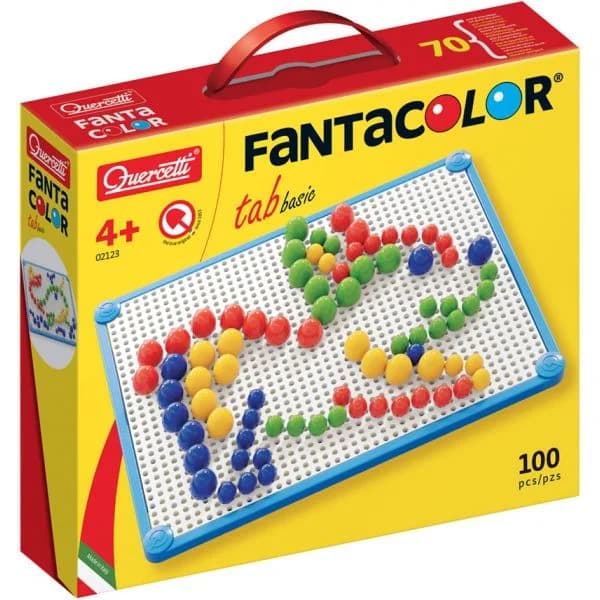 Quercetti Jogo Arte Visual Pixel 60 Pinos 4 Cores - QCT02123