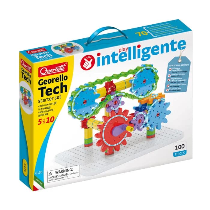 Quercetti Jogo Construção Roda Dentada 100 Peças - QCT06136