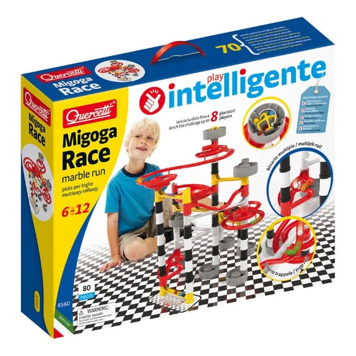 Quercetti Jogo Labirinto Migoga Race 80 Peças - QCT06560