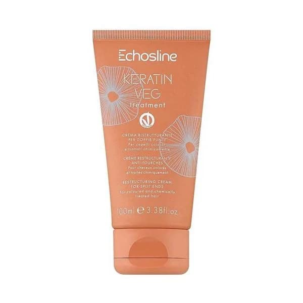 EchosLine Keratin Veg Creme Reestruturante Cabelos Pintados 100ml
