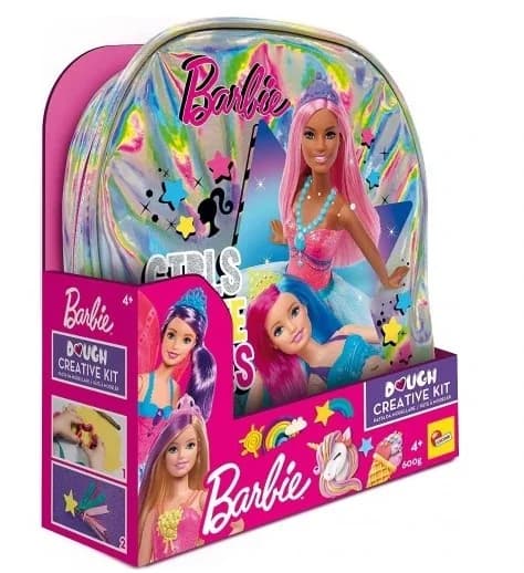 BARBIE Mochila Princesa com Plasticina e Moldes 4+