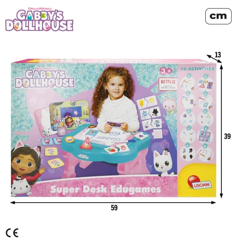 Gabby Dollhouse Super Escritorio Jogos Educativos