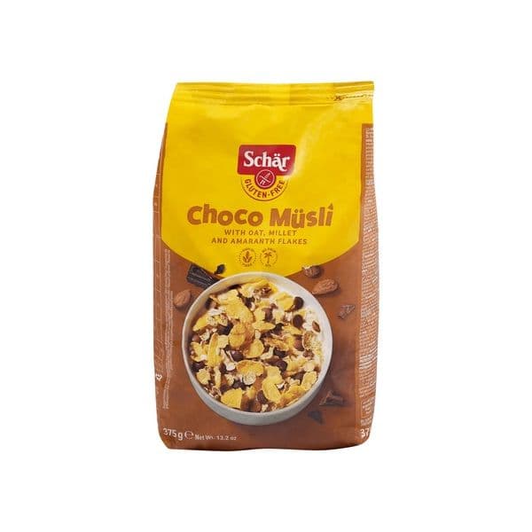 Schar Muesli de Chocolate Sem Glúten 375g