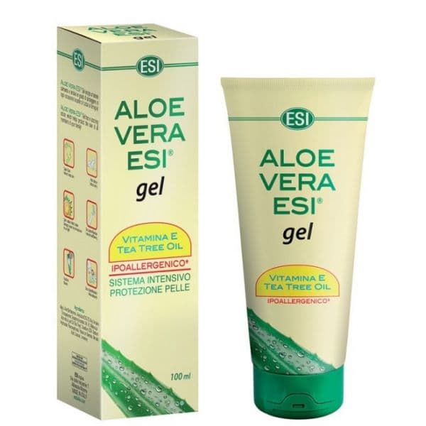 ESI Aloé Vera Gel com Tea Tree Óleo e Vitamina E 200ml