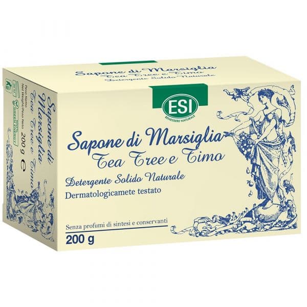 ESI Sabonete de Marselha com Árvore do Chá e Tomilho 200g