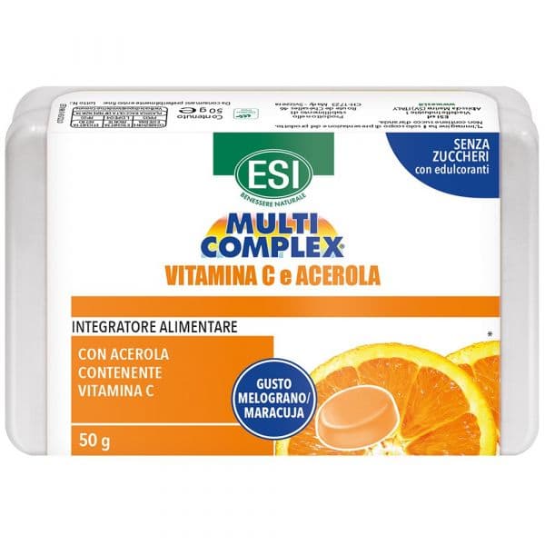 Esi Vitamina C e Acerola Carmelos 50g