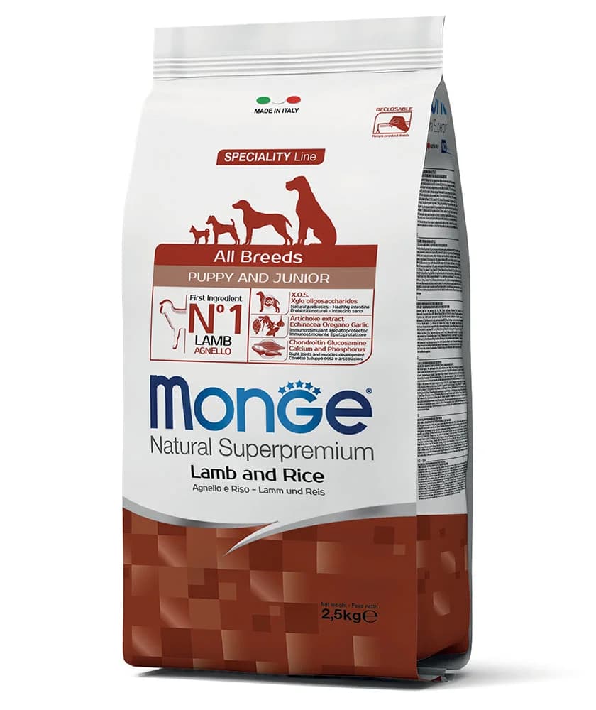 Monge Speciality Line All Breeds Puppy Lamb & Rice 2,5Kg
